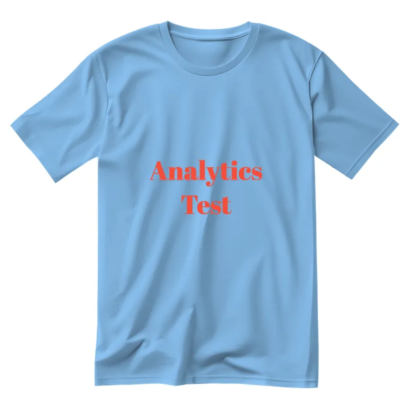 Analytics Test Adult Unisex T-shirt
